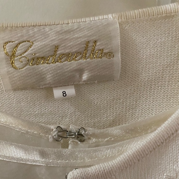 Girls Ivory Floral Embroidered Dress size 8 NWT - Picture 5 of 5